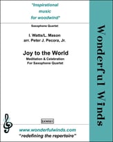 Joy to the World Saxophone Quartet cover